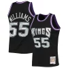 Jason Elegant Williams Sacramento Kings 2000/01 Hardwood Classics NBA 75th Anniversary Diamond Swingman Jersey Black for Basketball Enthusiasts