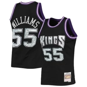 Jason Elegant Williams Sacramento Kings 2000/01 Hardwood Classics NBA 75th Anniversary Diamond Swingman Jersey Black for Basketball Enthusiasts