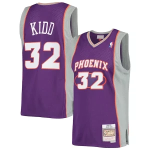 Jason Kidd Phoenix Suns Big & Tall Hardwood Classics 2000/01 Swingman Jersey Eye - catching Purple for Basketball Enthusiasts