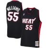 Jason Williams Miami Heat 2005/06 Hardwood Classics Swingman Jersey Black Chic Perfect for Game Day