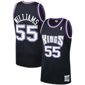Jason Williams Sacramento Kings Elegant 2000/01 Hardwood Classics Swingman Jersey Black for Basketball Enthusiasts