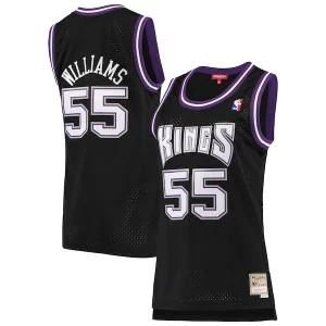 Jason Williams Sacramento Kings Stylish Women's 2000/01 Hardwood Classics Swingman Jersey Black for Basketball Enthusiasts