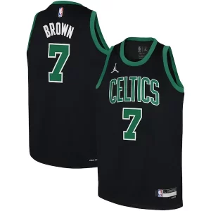 Jaylen Brown Boston Celtics Jordan Brand Premium Youth Swingman Jersey Statement Edition Black Great for Fans