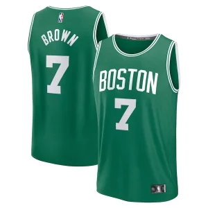 Jaylen Brown Boston Celtics Fast Break Replica Player Jersey Icon Gorgeous Edition Kelly Green Great for Fans