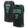 Jaylen Brown Boston Celtics Youth Fast Break Gorgeous Replica Player Jersey Statement Edition Black Ideal for Collectors