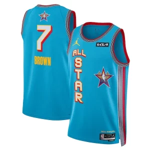 Jaylen Brown Nike Unisex Trendy 2025 NBA All Star Game Swingman Player Jersey Light Blue Must - Have for Jerseys Lovers