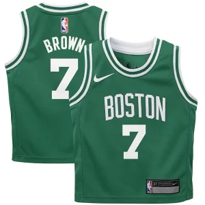 Jaylen Brown Stylish Boston Celtics Nike Preschool Swingman Player Jersey Icon Edition Kelly Green Ideal for Collectors