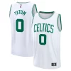 Jayson Chic Tatum Boston Celtics Fast Break Replica Player Jersey Association Edition White Perfect for Game Day