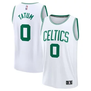 Jayson Chic Tatum Boston Celtics Fast Break Replica Player Jersey Association Edition White Perfect for Game Day