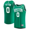 Jayson Tatum Boston Celtics 2024 Trendy NBA Finals Champions Fast Break Replica Player Jersey Kelly Green Icon Edition Ideal for Collectors