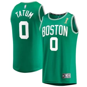 Jayson Tatum Boston Celtics 2024 Trendy NBA Finals Champions Fast Break Replica Player Jersey Kelly Green Icon Edition Ideal for Collectors