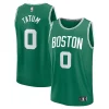 Jayson Tatum Boston Celtics Youth Fast Break Replica Player Jersey Icon Edition Kelly Green Chic Ideal for Collectors