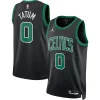 Jayson Tatum Boston Celtics Jordan Brand Unisex Swingman Jersey Statement Edition Black Trendy for Basketball Enthusiasts