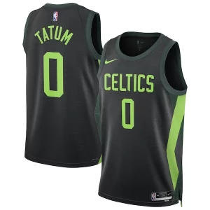 Jayson Tatum Boston Celtics Nike Unisex 2024/25 Unique Swingman Player Jersey City Edition Black Must - Have for Jerseys Lovers