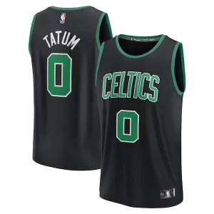 Jayson Tatum Boston Celtics Fast Break Replica Player Jersey Statement Edition Black Eye - catching Ideal for Collectors