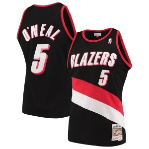 Jermaine O'Neal Portland Trail Blazers 1999/00 Hardwood Classics Swingman Jersey Elegant Black Must - Have for Jerseys Lovers