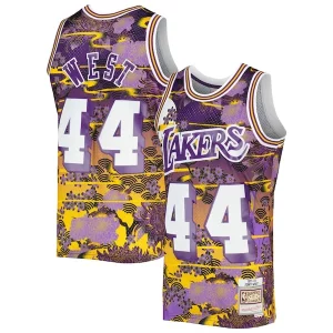Jerry West Los Angeles Lakers Premium 1971/72 Hardwood Classics Lunar New Year Swingman Jersey Purple Ideal for Collectors