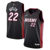 Jimmy Butler Eye - catching Miami Heat Nike Youth Swingman Jersey Icon Edition Black Great for Fans