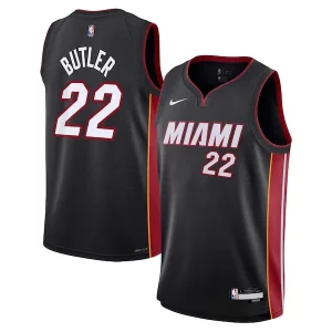 Jimmy Butler Eye - catching Miami Heat Nike Youth Swingman Jersey Icon Edition Black Great for Fans