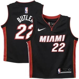 Jimmy Butler Miami Heat Nike Eye - catching Preschool Swingman Player Jersey Icon Edition Black Great for Fans