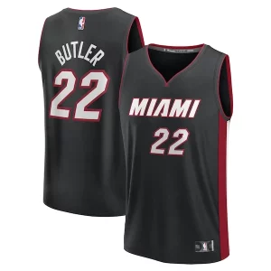 Jimmy Butler Miami Heat Youth Fast Break Replica Player Chic Jersey Icon Edition Black Ideal for Collectors