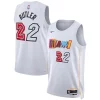 Jimmy Butler Miami Unique Heat Nike Unisex 2022/23 Swingman Jersey City Edition White Ideal for Collectors