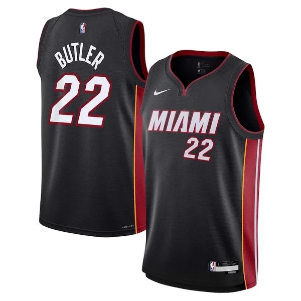 Jimmy Butler Unique Miami Heat Nike Youth Swingman Jersey Icon Edition Black Great for Fans