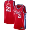 Joel Embiid Philadelphia 76ers Jordan Brand 2020/21 Swingman Jersey Statement Edition Red Chic Perfect for Game Day