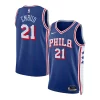 Joel Embiid Philadelphia 76ers Nike Unisex Swingman Jersey Icon Fabulous Edition Royal/White Must - Have for Jerseys Lovers