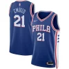 Joel Embiid Philadelphia 76ers Nike Unisex Swingman Jersey Unique Icon Edition Royal/White Must - Have for Jerseys Lovers