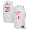 Joel Embiid Philadelphia Elegant 76ers Nike Youth 2022/23 Swingman Jersey City Edition White Great for Fans