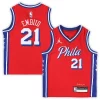 Joel Embiid Premium Philadelphia 76ers Jordan Brand Preschool 2022/23 Replica Jersey Statement Edition Red Perfect for Game Day