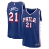 Joel Gorgeous Embiid Philadelphia 76ers Fast Break Replica Player Jersey Icon Edition Royal Ideal for Collectors