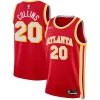 John Collins Atlanta Hawks Nike Unisex Swingman Jersey Icon Edition Chic Red Ideal for Collectors