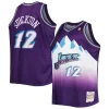 John Stockton Utah Jazz Big & Tall Hardwood Classics 1996/97 Swingman Elegant Jersey Purple for Basketball Enthusiasts