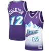 John Stockton Utah Jazz Fabulous Hardwood Classics Swingman Jersey Purple Ideal for Collectors