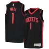 John Wall Houston Rockets Nike Youth 2020/21 Swingman Player Jersey Earned Edition Unique Black Great for Fans