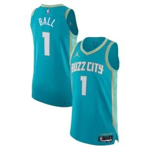 Jordan Brand LaMelo Ball Charlotte Premium Hornets Authentic Jersey City Edition Teal Must - Have for Jerseys Lovers