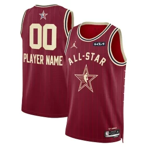 Jordan Brand Unisex 2024 NBA All Elegant Star Game Swingman Custom Jersey Crimson Ideal for Collectors
