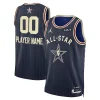 Jordan Premium Brand Unisex 2024 NBA All Star Game Swingman Custom Jersey Navy Must - Have for Jerseys Lovers