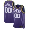 Jordan Clarkson Utah Jazz Gorgeous Nike Unisex Swingman Replica Jersey Classic Edition Purple Ideal for Collectors