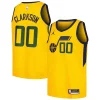 Jordan Clarkson Utah Jazz Jordan Trendy Brand Swingman Player Jersey Statement Edition Yellow Great for Fans