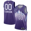 Jordan Clarkson Utah Jazz Nike Unisex 2024/25 Swingman Player Jersey City Edition Chic Purple Great for Fans