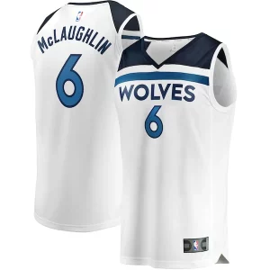 Jordan McLaughlin Minnesota Timberwolves Youth Fast Break Replica Player Unique Jersey Association Edition White Ideal for Collectors