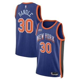 Julius Randle New York Knicks Nike Unisex 2023/24 Unique Swingman Jersey Blue City Edition Perfect for Game Day