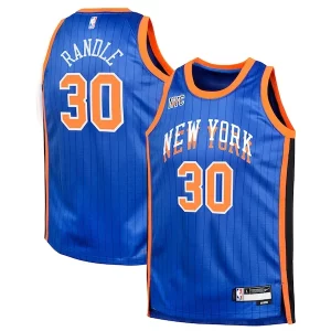 Julius Randle New York Knicks Nike Youth Swingman Replica Jersey Elegant City Edition Blue Perfect for Game Day