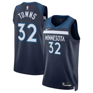 Karl Anthony Towns Minnesota Elegant Timberwolves Nike Unisex Swingman Jersey Icon Edition Navy Perfect for Game Day
