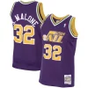 Karl Malone Utah Jazz 1991/92 Hardwood Classics Swingman Chic Jersey Purple Ideal for Collectors