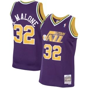 Karl Malone Utah Jazz 1991/92 Hardwood Classics Swingman Chic Jersey Purple Ideal for Collectors