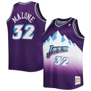 Karl Malone Utah Jazz Big & Tall Hardwood Classics 1996/97 Swingman Jersey Stylish Purple/White Great for Fans
